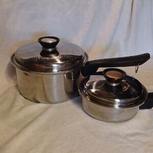 Stainless Steel Cookware Set Duncan Hines 3 Ply 18-8 Stainless Steel